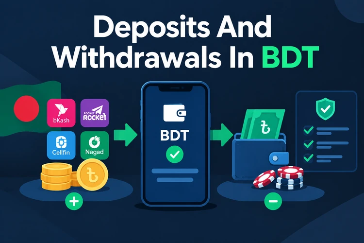 Deposits And Withdrawals In BDT