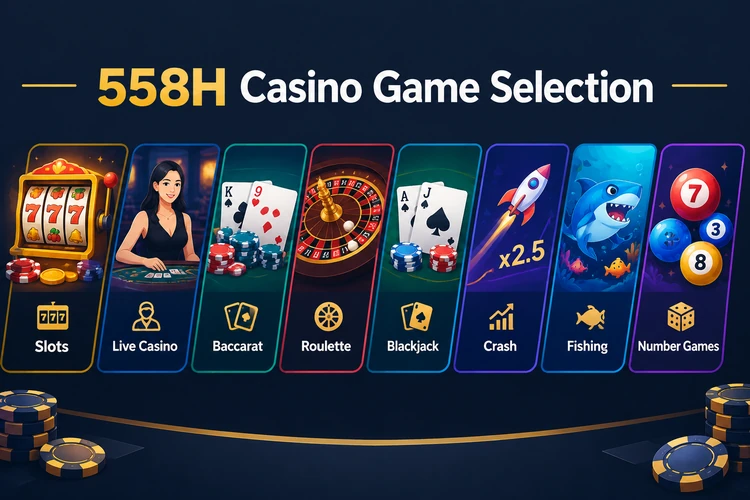 558H Casino Game Selection