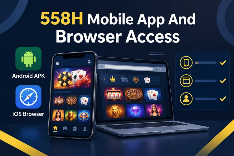 558H Mobile App And Browser Access
